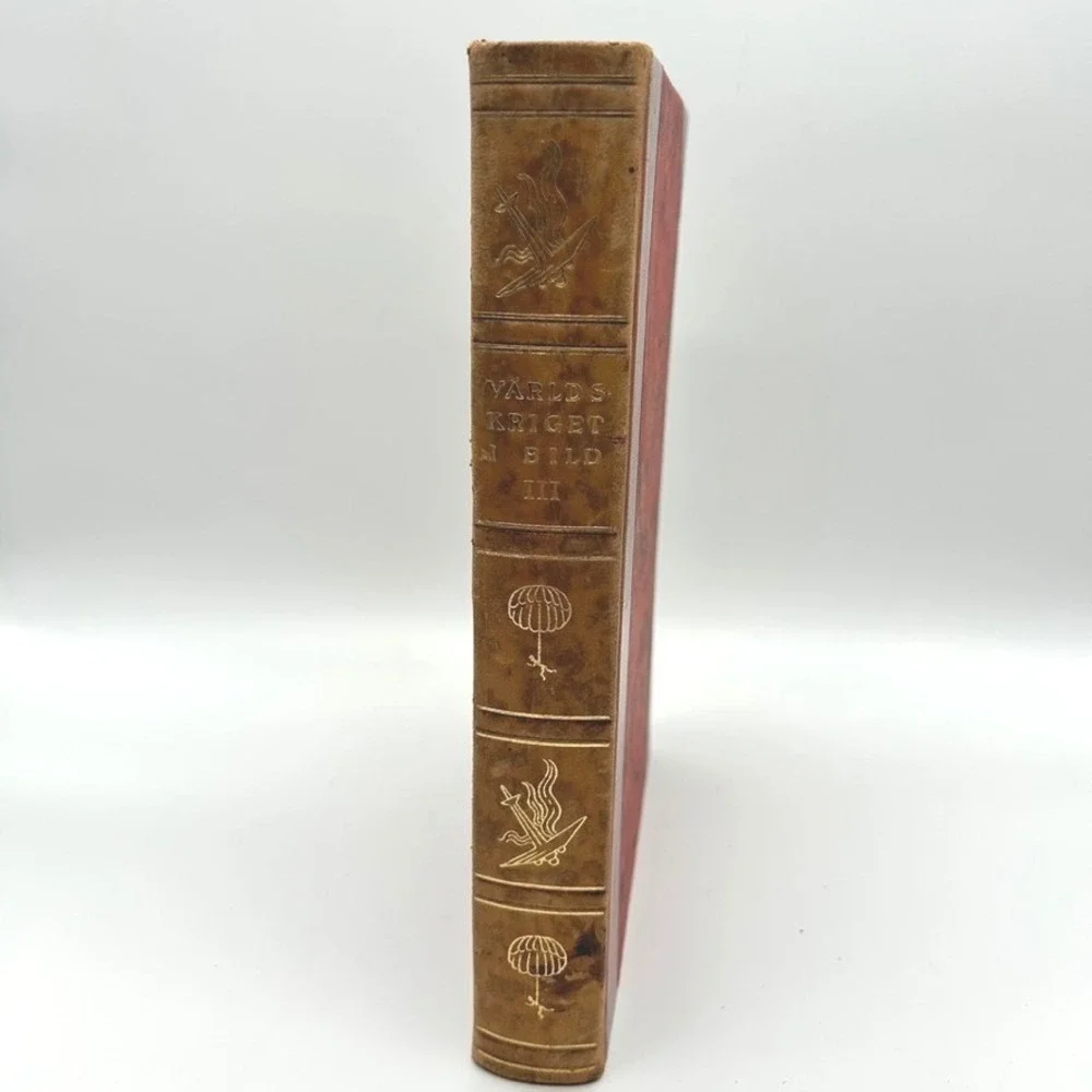 Varldskriget i Bild Band III Swedish WWII History Book Sten Kristiansson Hermes